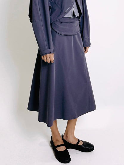 Race Skirt - Graystone