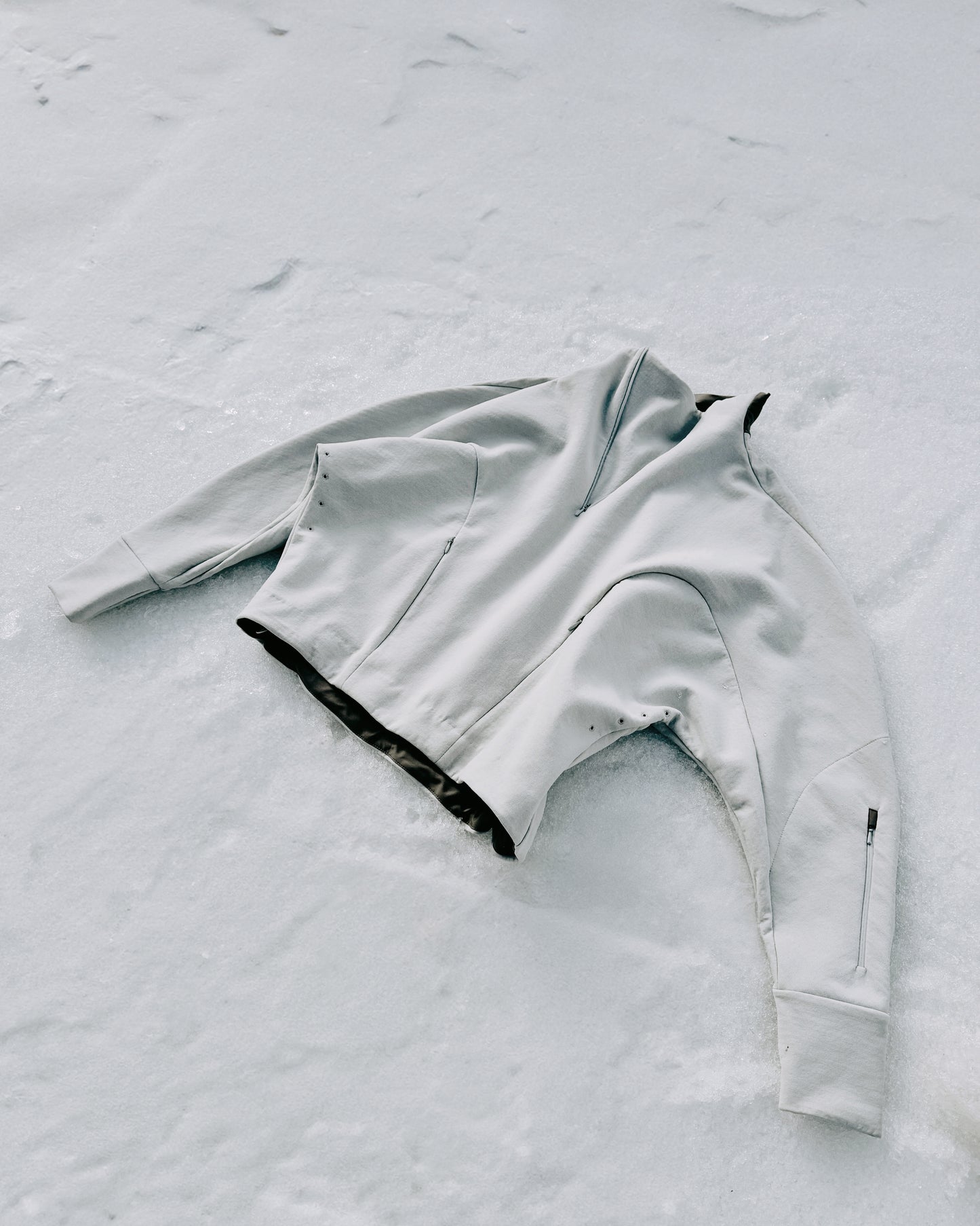Polartec® Bubble Half-Zip Top - Ice Grey