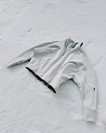 Polartec® Bubble Half-Zip Top - Ice Grey